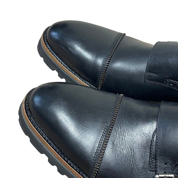 Robert Graham Acadia RGC5120 Mens Black‎ Leather Monk Strap Oxford Shoes 11 main image 5